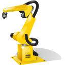 Industrial Robot Shadow Icon 128x128 png